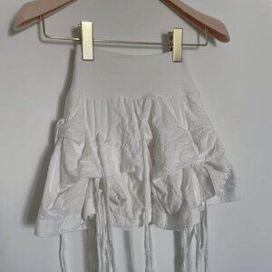 I Pinco Pallino Imelde & Stefano Cavalleri Girls Kids White Skirt Sz 4